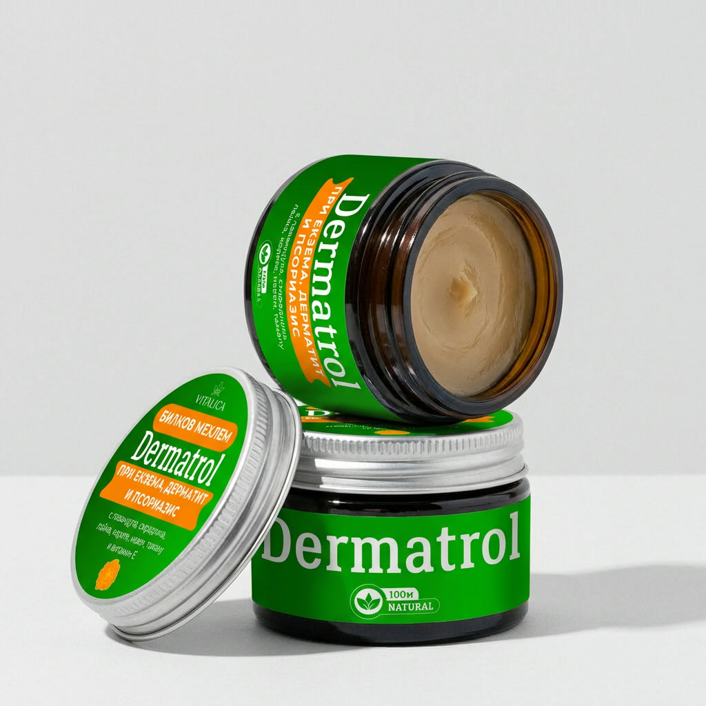 Dermatrol - билков мехлем при екзема, дерматит и псориазис