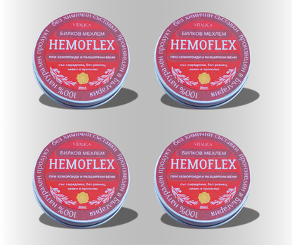 Hemoflex - мехлем при хемороиди 3бр. + 1 подарък